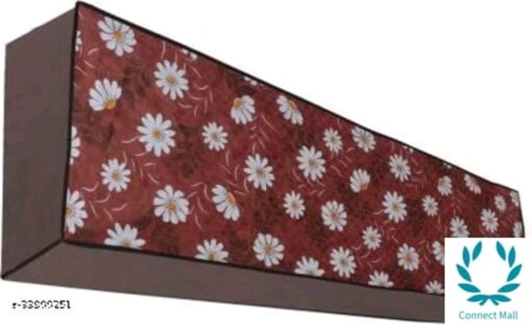 Furnifox Waterproof Split AC Cover for 2 Ton Printed AC Cover , Split Air